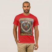 機械的ハート解剖学的スチームパンクシリーズ Tシャツ (正面フル)