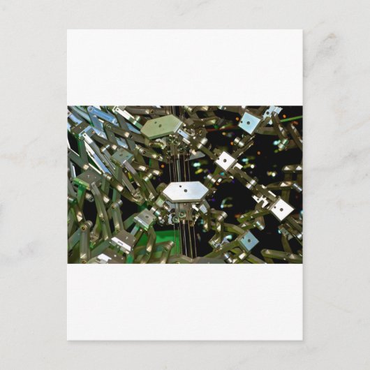 機械的フレックス抽象化 ポストカード (正面)
