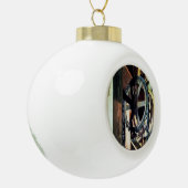 機械的利点 セラミックボールオーナメント (左)