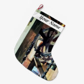 機械的利点 ラージクリスマスストッキング (正面 (吊り時))