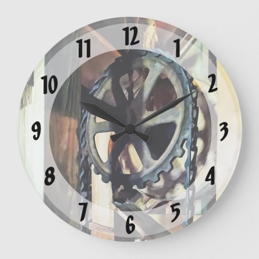 機械的利点 ラージ壁時計 (正面)