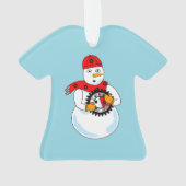 機械的雪だるま オーナメント (裏面)