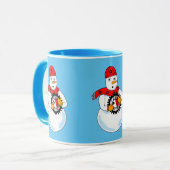 機械的雪だるま マグカップ (正面左)