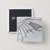 機械翼の詳細 缶バッジ (正面&裏面)