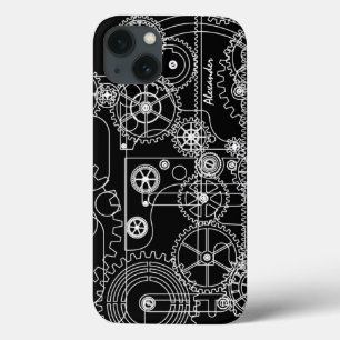 機械蒸気のパンクのギア iPhone 13ケース