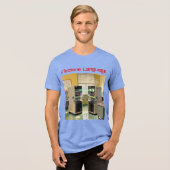 「機械語」- ユーモラスなテクノロジー トライブレンドTシャツ (正面全面)