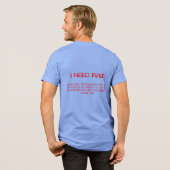 「機械語」- ユーモラスなテクノロジー トライブレンドTシャツ (フル背面)