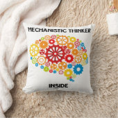 機械論的な思想家の内部(ギアの頭脳) クッション (ブランケット)