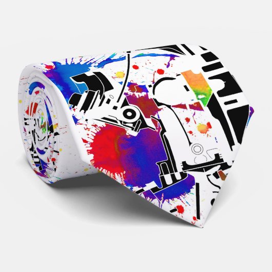 機械身体傷害のタイ ネクタイ (ロール)