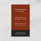 機械部品の名刺 名刺 (裏面)