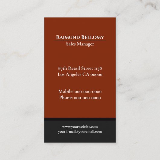 機械部品の名刺 名刺 (裏面)