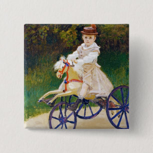 機械馬クロード・モネのジーンMonet 缶バッジ