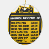 機械騒音の値段表 セラミックオーナメント (左)
