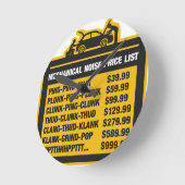 機械騒音価格表 ラウンド壁時計 (傾斜)