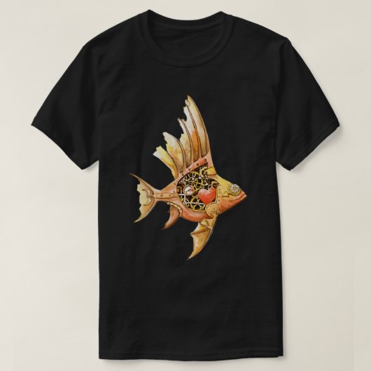 機械魚 Tシャツ (デザイン正面)