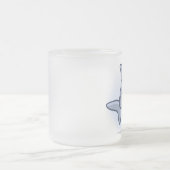 機械鮫によって曇らされるマグ フロストグラスマグカップ (中央)