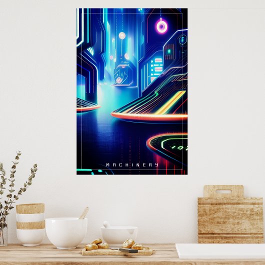 機械 ポスター (キッチン)