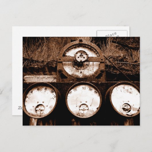 機械 ポストカード (正面/裏面)