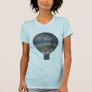 機械Aerostatiqueの熱気の気球 Tシャツ