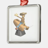 機械Bull メタルオーナメント (左)