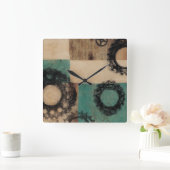 機械II スクエア壁時計 (ホーム)