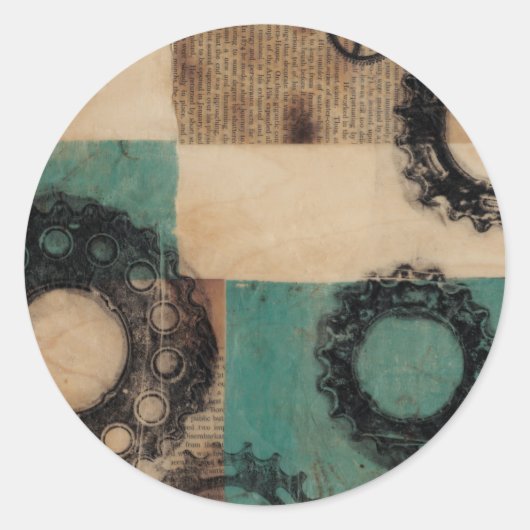 機械II ラウンドシール (正面)