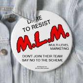 機構を拒否して下さい! ボタン 缶バッジ (インサイチュ)