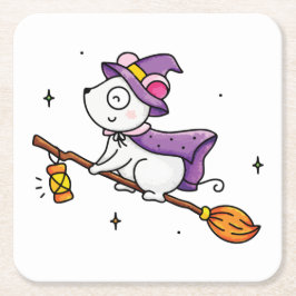 機知に富む時間 スクエアペーパーコースター