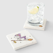 機知に富む時間 ストーンコースター (横)