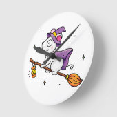 機知に富む時間 ラウンド壁時計 (傾斜)