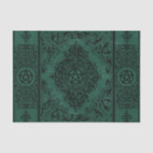 機知に富む |エメラルドグリーンファンタジー星形五角形 薄葉紙 (正面)