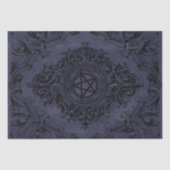 機知に富む |ダスティーパープルファンタジー星形五角形 薄葉紙 (正面)