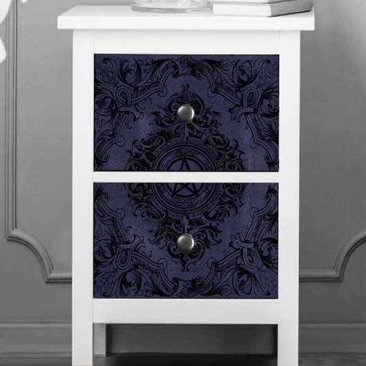 機知に富む |ダスティーパープルファンタジー星形五角形 薄葉紙