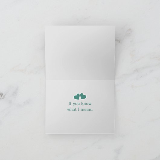 機知に富んだバレンタインカード-生物的種の概念 シーズンカード (内部)