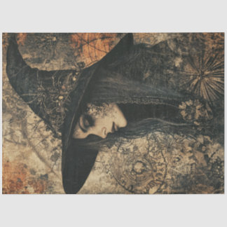 機知に富んだ女性ヴィンテージ 薄葉紙