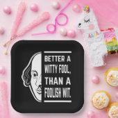 機知に富んだ愚かなシェイクスピア引用文 ペーパープレート (パーティー)