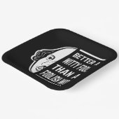 機知に富んだ愚かなシェイクスピア引用文 ペーパープレート (傾斜あり)