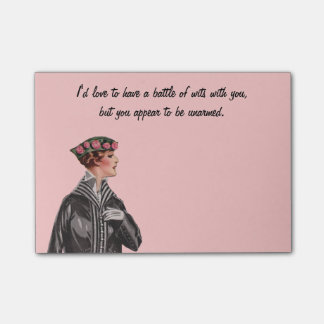 機知比べ ポストイット