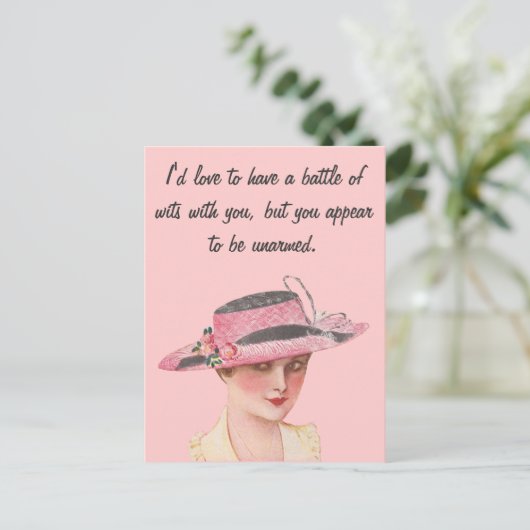 機知比べ ポストカード (スタンド正面)