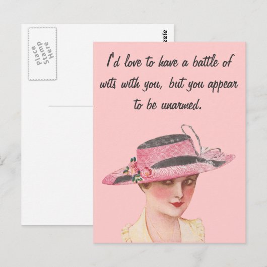 機知比べ ポストカード (正面/裏面)