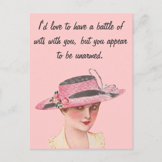 機知比べ ポストカード (正面)