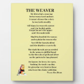 機織りの詩 フォトプラーク (正面)
