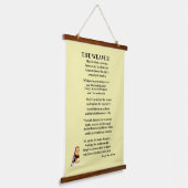 機織りの詩 吊り下げ型タペストリー (傾斜あり)