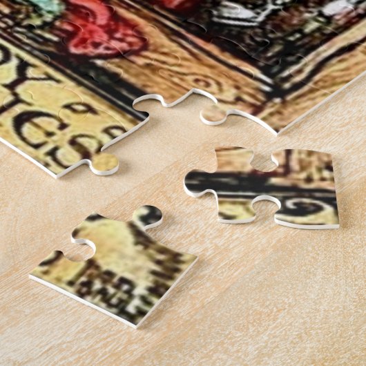 機織り女性 ジグソーパズル (側面)