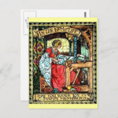 機織り女性 ポストカード (正面/裏面)