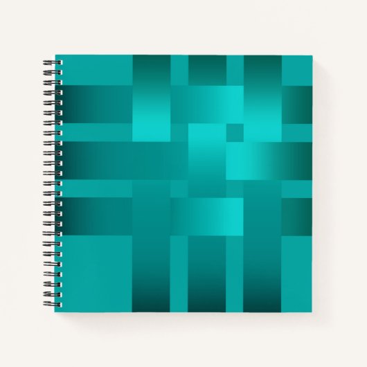 機織り，リボン，サテン ノートブック (正面)