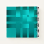 機織り，リボン，サテン ノートブック (裏面)