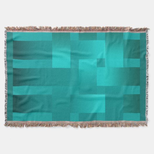 機織り，リボン スローブランケット (正面)