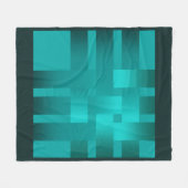 機織り，リボン フリースブランケット (正面(横))