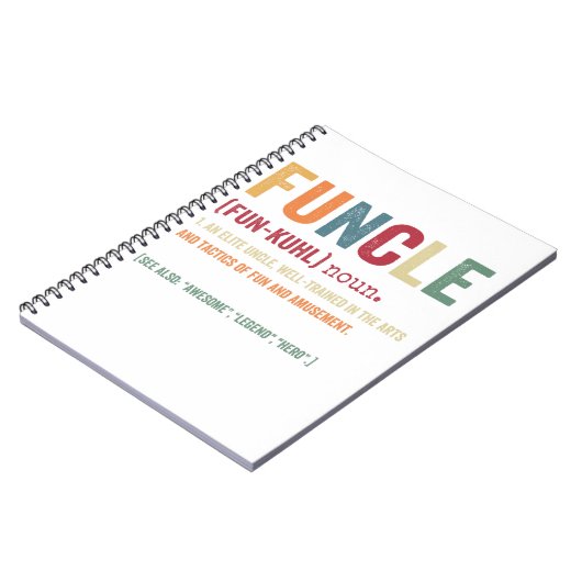 機能おもしろいおじさん定義、レジェンドハ素晴らしーロ ノートブック (左側)